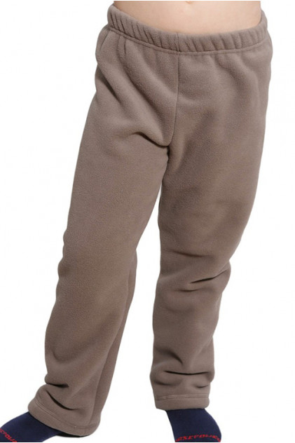 HTB 005 Флисовые штаны для мальчика (кофейный)