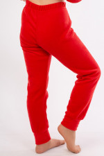 HTG 007 Флисовые штаны для девочек (красный)