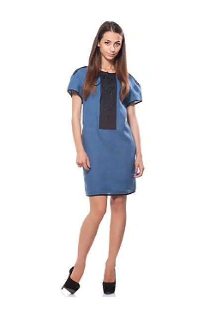 SL 062 Платье жен(синий)