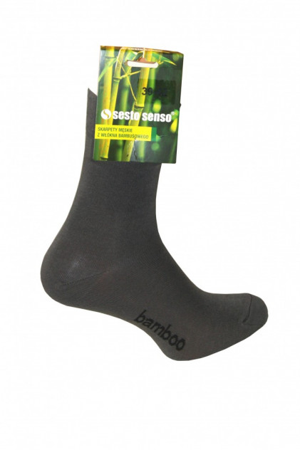BAMBOO Мужские носки с бамбуковым волокном (черный)
